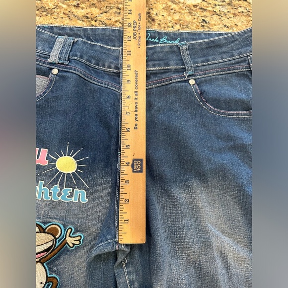 Bobby Jack vintage y2k Girls Blue Denim Jean Bermuda Shorts Size 16 1/2 - Picture 4 of 7